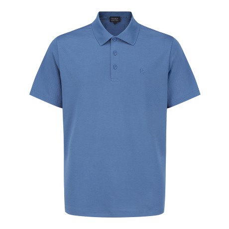 남성 배색 탭 조직감 반팔 티셔츠