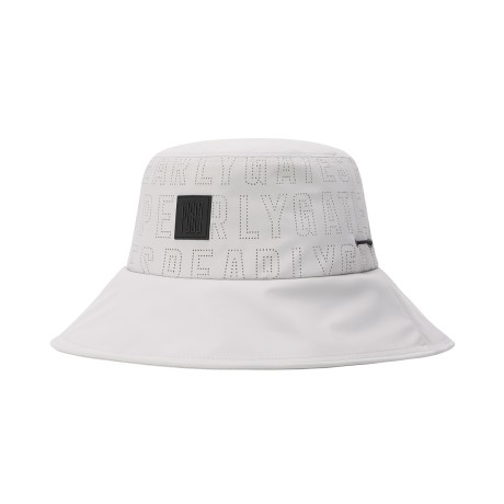 남성 에어홀 펀칭 로고 버킷햇