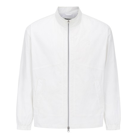 남성 입체 로고 패치 집업 방풍 점퍼