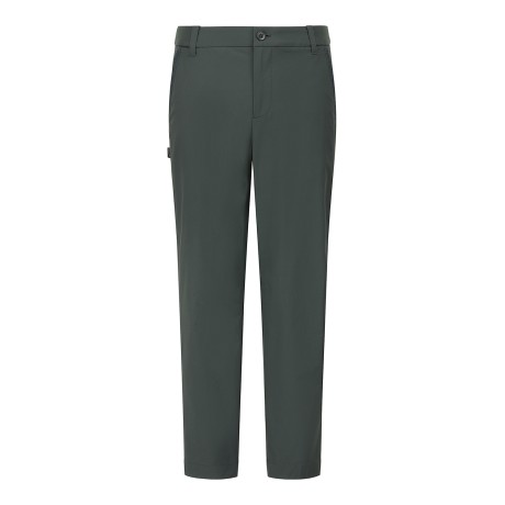 남성 우븐 백 롤업 사이드 밴딩 팬츠