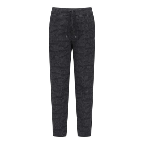 남성 볼드 로고 자카드 조거 팬츠