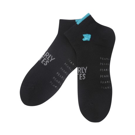 남성 바니 자수 로고 단목 양말