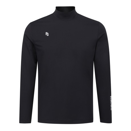 남성 배색 로고 긴팔 티셔츠