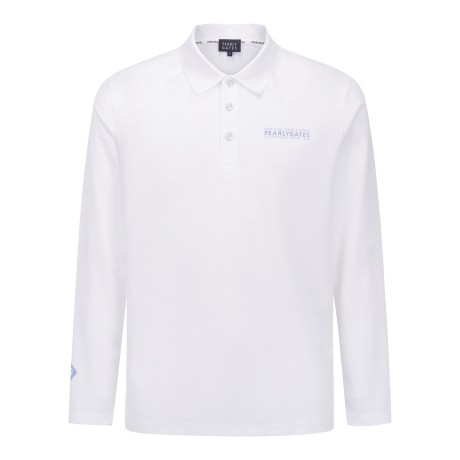 남성 배색 로고 PK 카라 긴팔 티셔츠