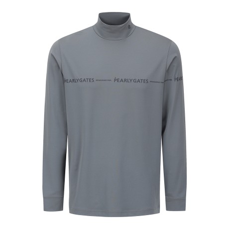 남성 배색 로고 라인 스트레치 티셔츠