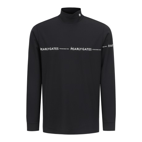 남성 배색 로고 라인 스트레치 티셔츠