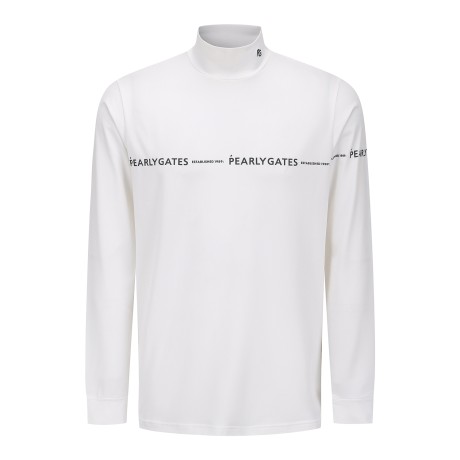 남성 배색 로고 라인 스트레치 티셔츠