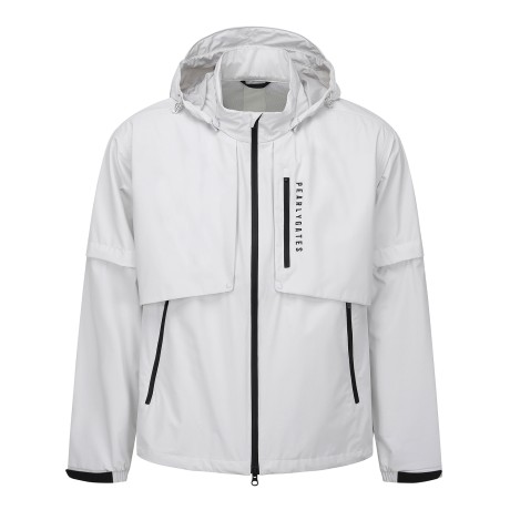 남성 소매 탈부착 레인 점퍼