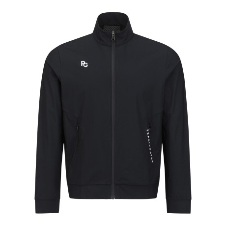 남성 솔리드 메쉬 믹스 집업 티셔츠