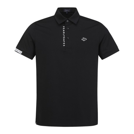 남성 바니 패치 로고 칼라 반팔 티셔츠