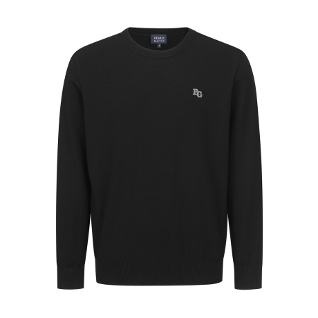 [가격 인하] 남성 로고 라운드넥 긴팔 니트