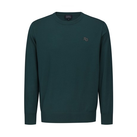 [가격 인하] 남성 로고 라운드넥 긴팔 니트