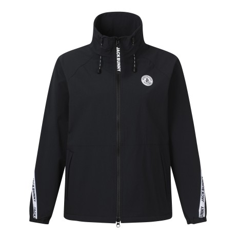 여성 배색 로고 테잎 집업 점퍼