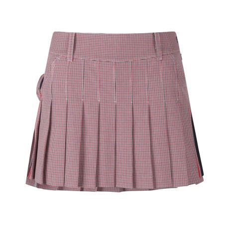 여성 탈착 볼케이스 플리츠 큐롯 스커트