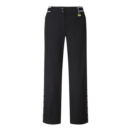 여성 스마일 로고 라인 팬츠