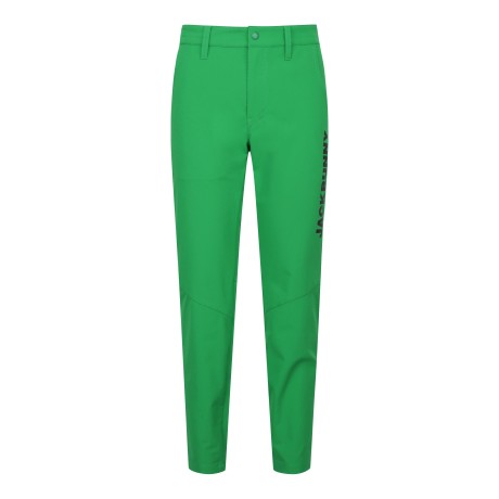 여성 잭바니 솔리드 백 밴딩 팬츠