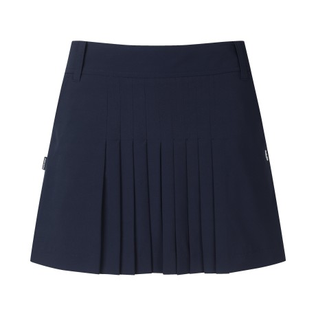 여성 컬러 웨이스트 플리츠 큐롯 스커트