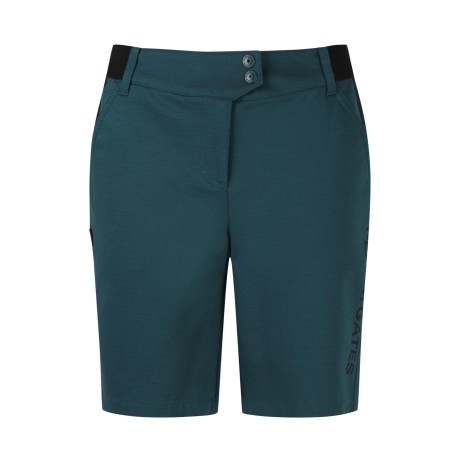 여성 워딩 로고 사이드 밴딩 하프 팬츠