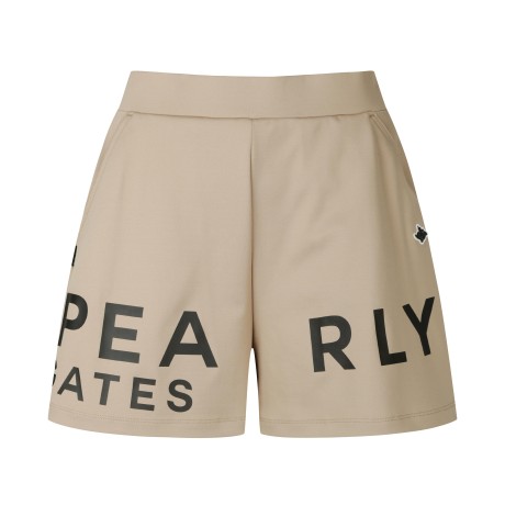 여성 빅 로고 플레어 쇼츠