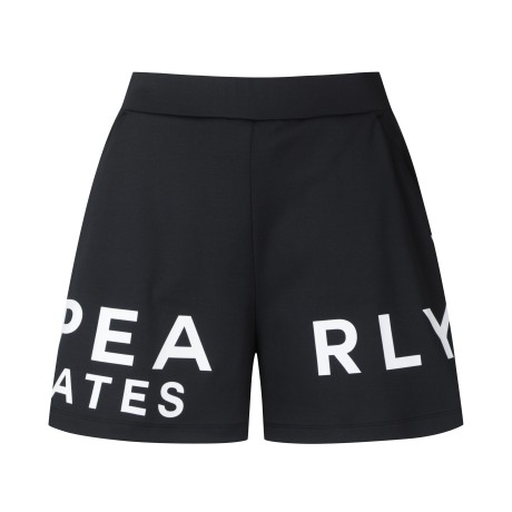 여성 빅 로고 플레어 쇼츠