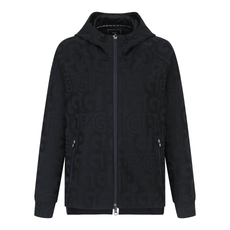 여성 입체 PG로고 후드 집업 점퍼