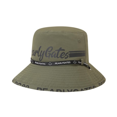 여성 로고 스트랩 버킷햇