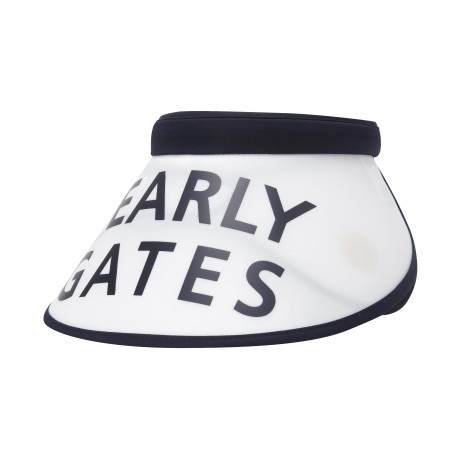 여성 스마일 로고 윙 썬바이저