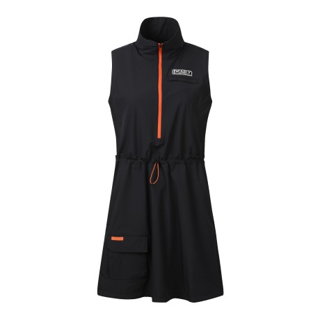 여성 카고 포켓 슬리브리스 원피스 & 속바지