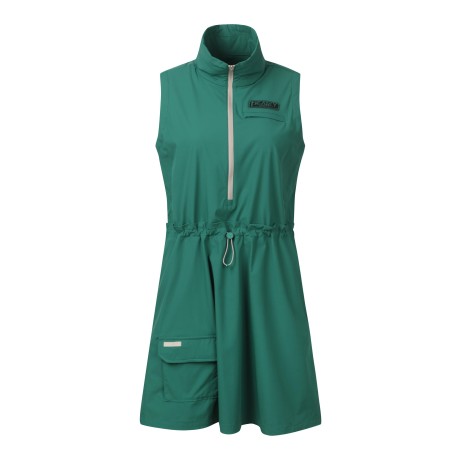 여성 카고 포켓 슬리브리스 원피스 & 속바지