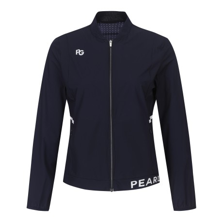 여성 메쉬 패턴 경량 점퍼