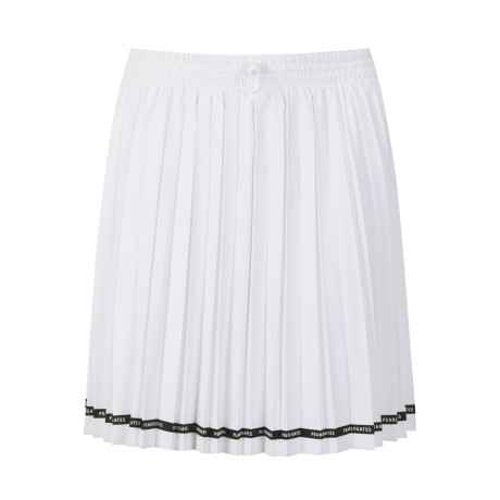 여성 로고 라인 스트링 밴딩 큐롯 스커트