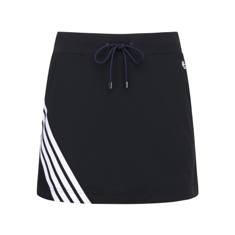 여성 스트라이프 믹스 미니 스커트