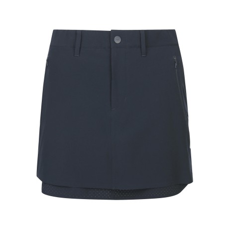 여성 프릴 레이어 지퍼 헴 스커트