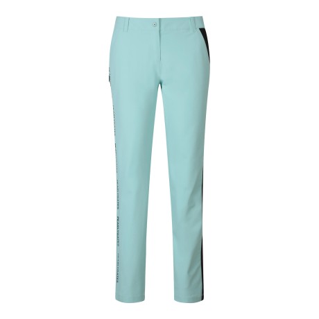 여성 컬러 라인 슬림 백 밴딩 팬츠