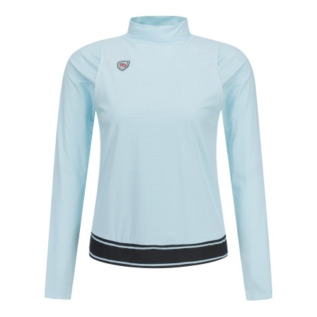 여성 메쉬 레이어 냉감 긴팔 티셔츠