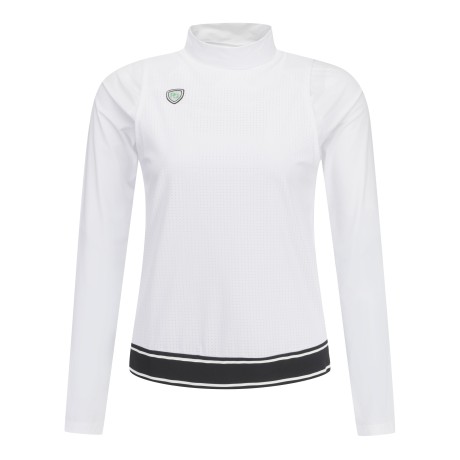 여성 메쉬 레이어 냉감 긴팔 티셔츠