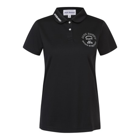 여성 잭바니 카라 반팔 티셔츠