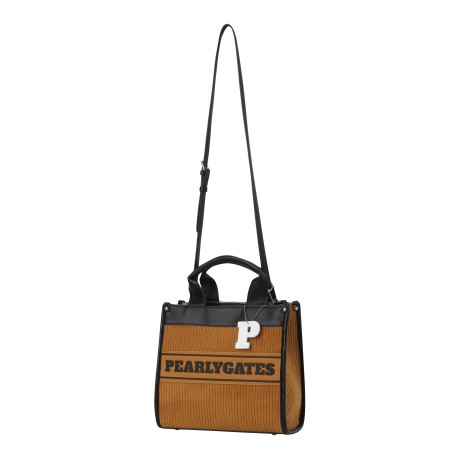 여성 로고 코듀로이 토트백