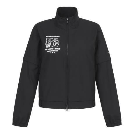 [가격인하] 여성 탈부착 소매 하이넥 집업 점퍼