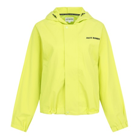 여성 레터링 잭바니 로고 그래픽 후드 점퍼