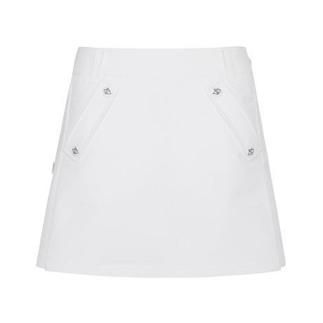 [가격인하] 여성 바니 버튼 사이드 플리츠 큐롯 스커트