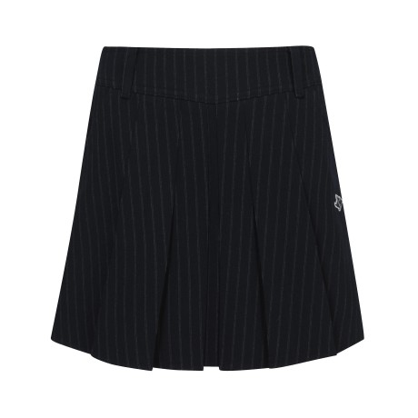 여성 체크 플리츠 미니 스커트