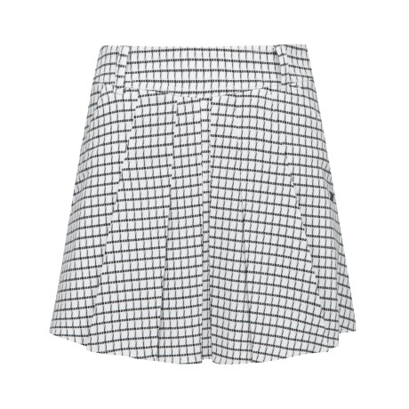 여성 체크 플리츠 미니 스커트