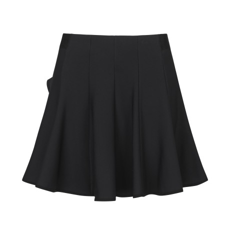 여성 컬러 라인 사이드 밴딩 플레어 큐롯 스커트