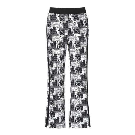 [가격인하] 여성 사이드 블록 슬릿 스트레치 밴딩 팬츠