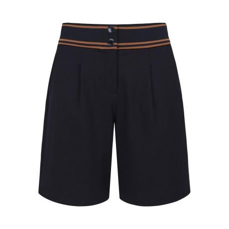 여성 로고 배색 밴딩 팬츠