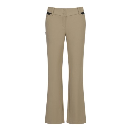 여성 사이드 컬러 라인 부츠컷 팬츠