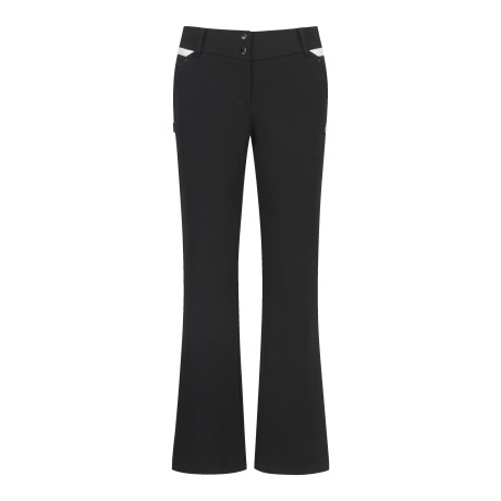 여성 사이드 컬러 라인 부츠컷 팬츠