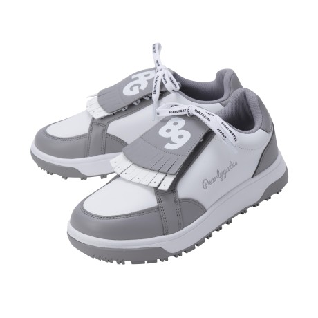 여성 배색 태슬 로고 골프화