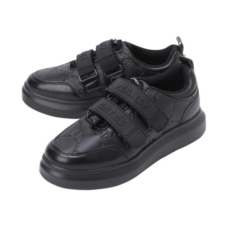 여성 엠보 로고 벨크로 골프화